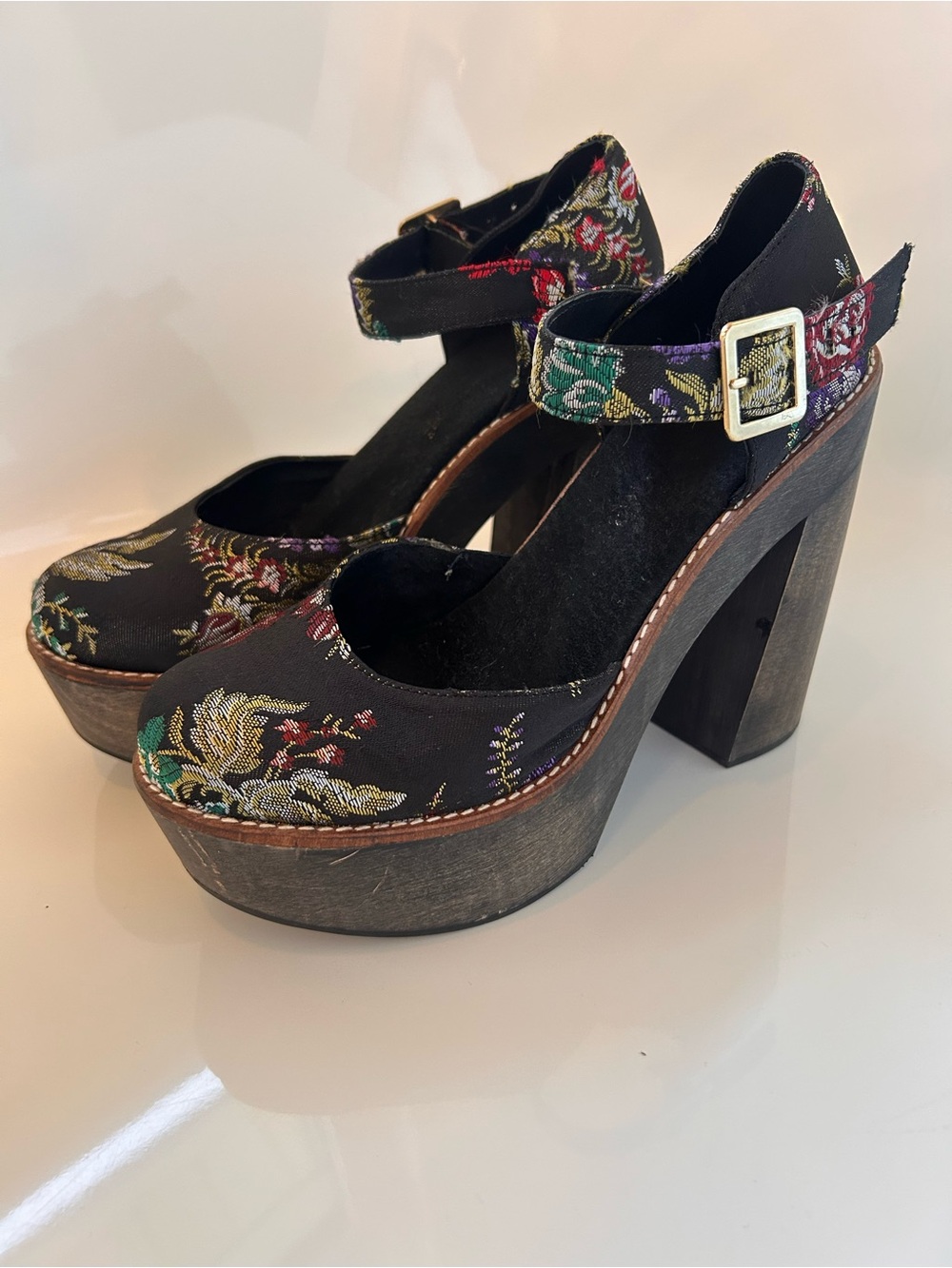 Free People "Almost Paradise" Platform Heels